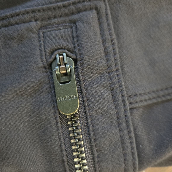 Athleta Headlands Hybrid High Rise Cargo Legging In Charcoal Size 0 - Picture 9 of 11